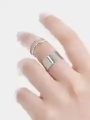Серебряный набор колец / кольцо