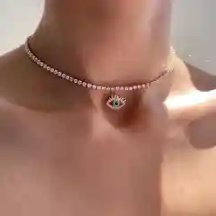 Цепочка на шею женская, комплект 3 шт