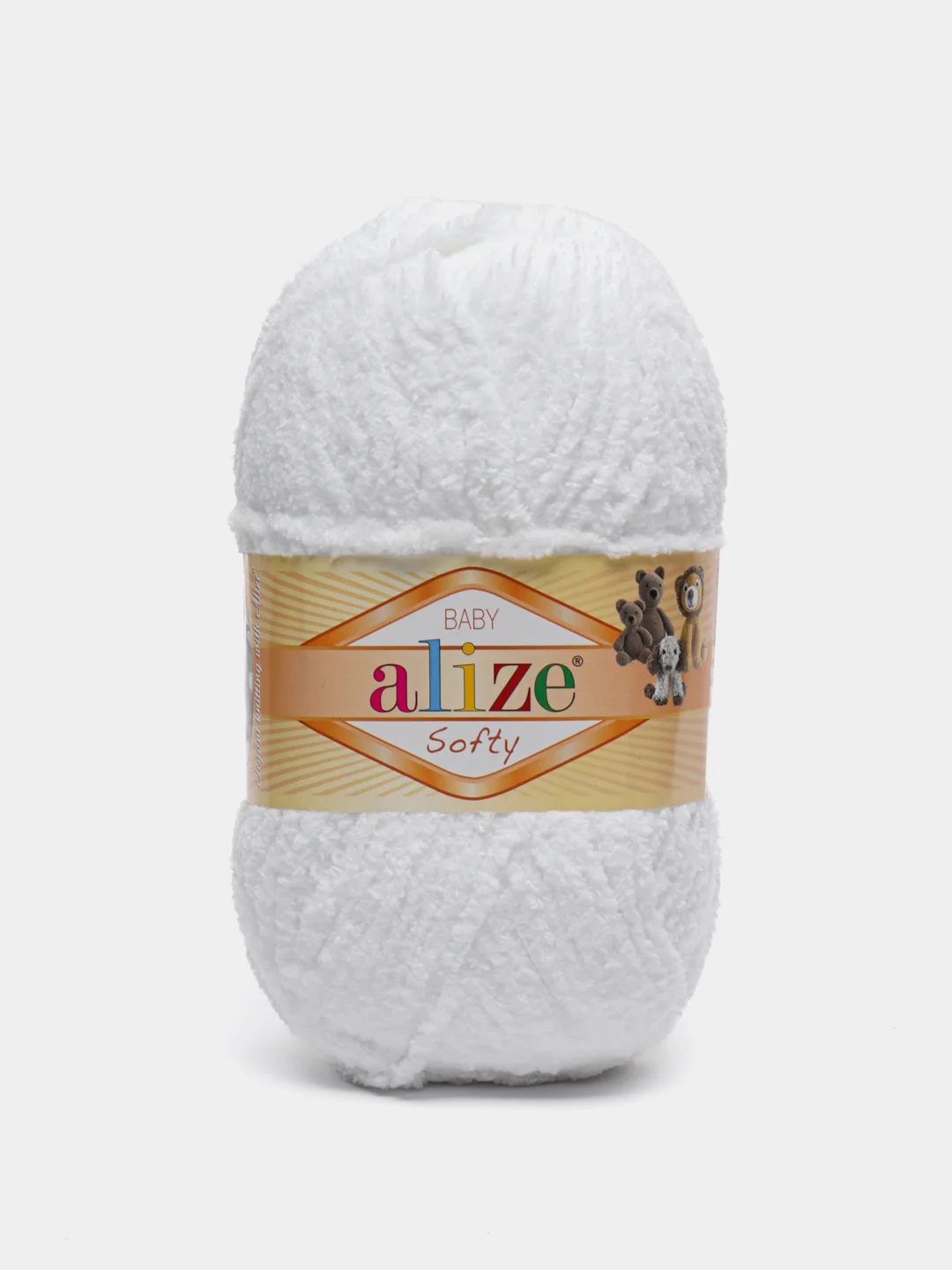 Белый пряжа Alize Softy (Ализе Софти)