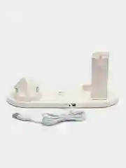 Белый беспроводная зарядка, док-станция для iPhone, Android, iWatch и AirPods