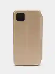 Золотой чехол-книжка для Honor 9 s, Huawei Y5P, Хонор 9 s,  экокожа