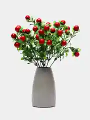 Алый искусственные цветы "Ягодки"