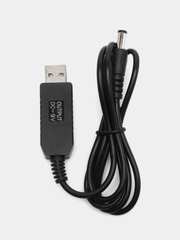 USB-кабель питания 5.5x2.1 мм с преобразователем с 5 вольт на 9 вольт/ 12 вольт