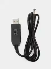 USB-кабель питания 5.5x2.1 мм с преобразователем с 5 вольт на 9 вольт/ 12 вольт