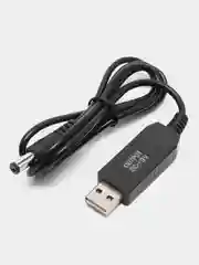 USB-кабель питания 5.5x2.1 мм с преобразователем с 5 вольт на 9 вольт/ 12 вольт