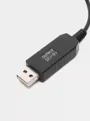 USB-кабель питания 5.5x2.1 мм с преобразователем с 5 вольт на 9 вольт/ 12 вольт