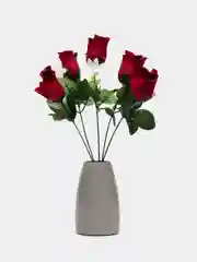 Бордовый искусственные цветы розы, букет