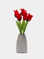 Красный искусственные цветы "Тюльпаны махровые"