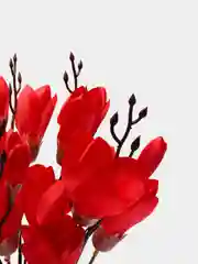 Красный искусственные цветы, большой букет: крокусы, колокольчики, подснежники