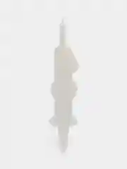 Зеленый свеча для торта на годик Единичка 1