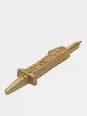 Желтый свеча для торта на годик Единичка 1