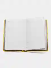 Ежедневник-планер (планинг) - блокнот недатиров. А5 BRAUBERG экокожа, 136л, желтый, 111670