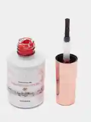 Красный гель-лак для ногтей, с блестками, блестки-шестигранники, OBP Diamond