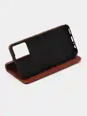 Коричневый чехол-книжка на Realme C30 (Реалми С30)