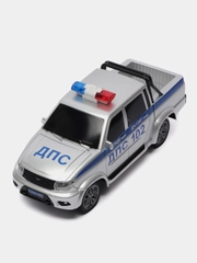 Машина радиоуправляемая UAZ PICKUP 20 см, технопарк, свет