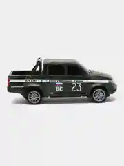 Зеленый машина радиоуправляемая UAZ PICKUP 20 см, технопарк, свет