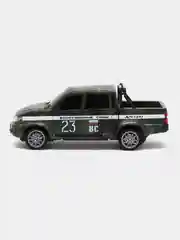 Зеленый машина радиоуправляемая UAZ PICKUP 20 см, технопарк, свет