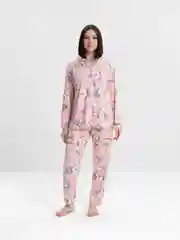 Пастельно-коралловый пижама женская с брюками и рубашкой, домашняя одежда для сна, 8 принтов