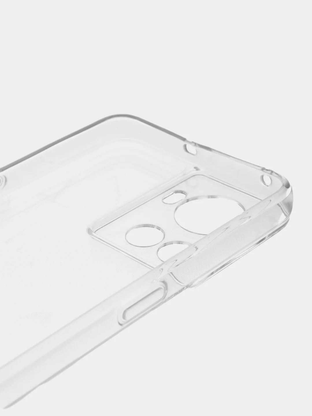 Прозрачный чехол OnePlus ACE / 10R 5G, ВанПлас АСЕ / 10Р 5Джи прозрачный силиконовый с защитой камеры