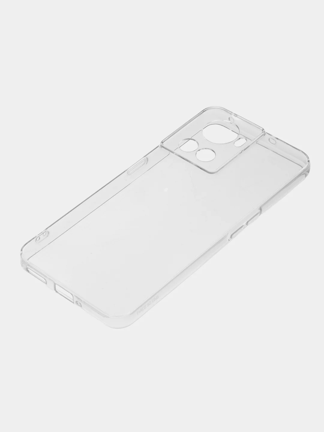 Прозрачный чехол OnePlus ACE / 10R 5G, ВанПлас АСЕ / 10Р 5Джи прозрачный силиконовый с защитой камеры