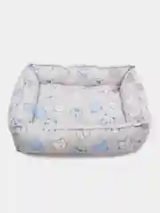 Серебряный лежак для кошек и маленьких собак