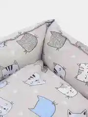 Серебряный лежак для кошек и маленьких собак