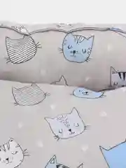 Серебряный лежак для кошек и маленьких собак