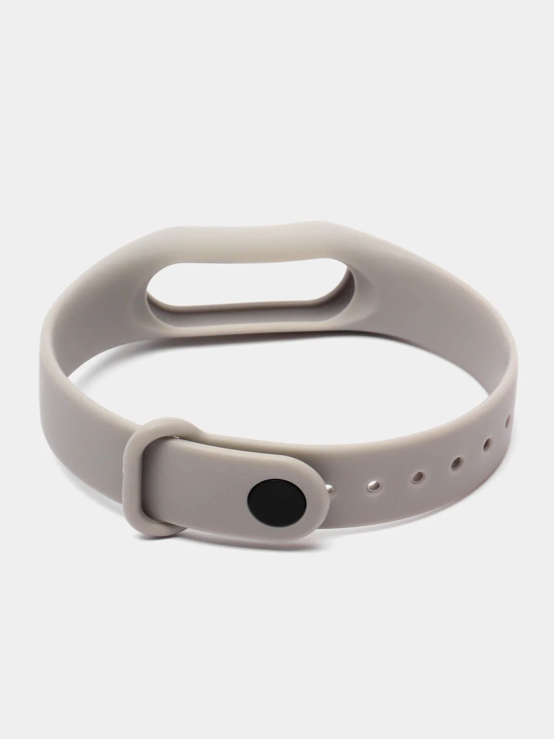 Серый силиконовый ремешок Xiaomi Mi Band 2