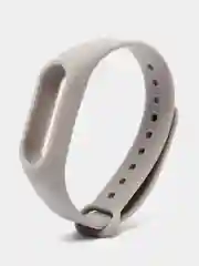 Серый металлик силиконовый ремешок Xiaomi Mi Band 2