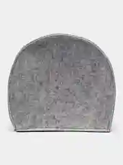 Серебряный домик/лежанка для кошек из войлока