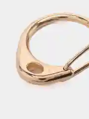 Светло-жёлтый карабин металлический для сумки, цепочка с карабином