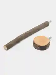 Жердочка для птиц и попугаев, деревянная, полочка для птиц