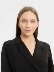 Золотистый хаки серьги