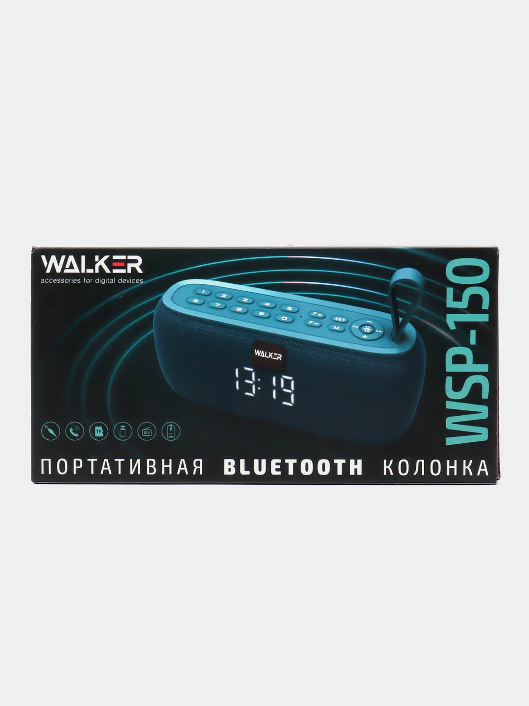 Черный колонка Bluetooth WAlker 150