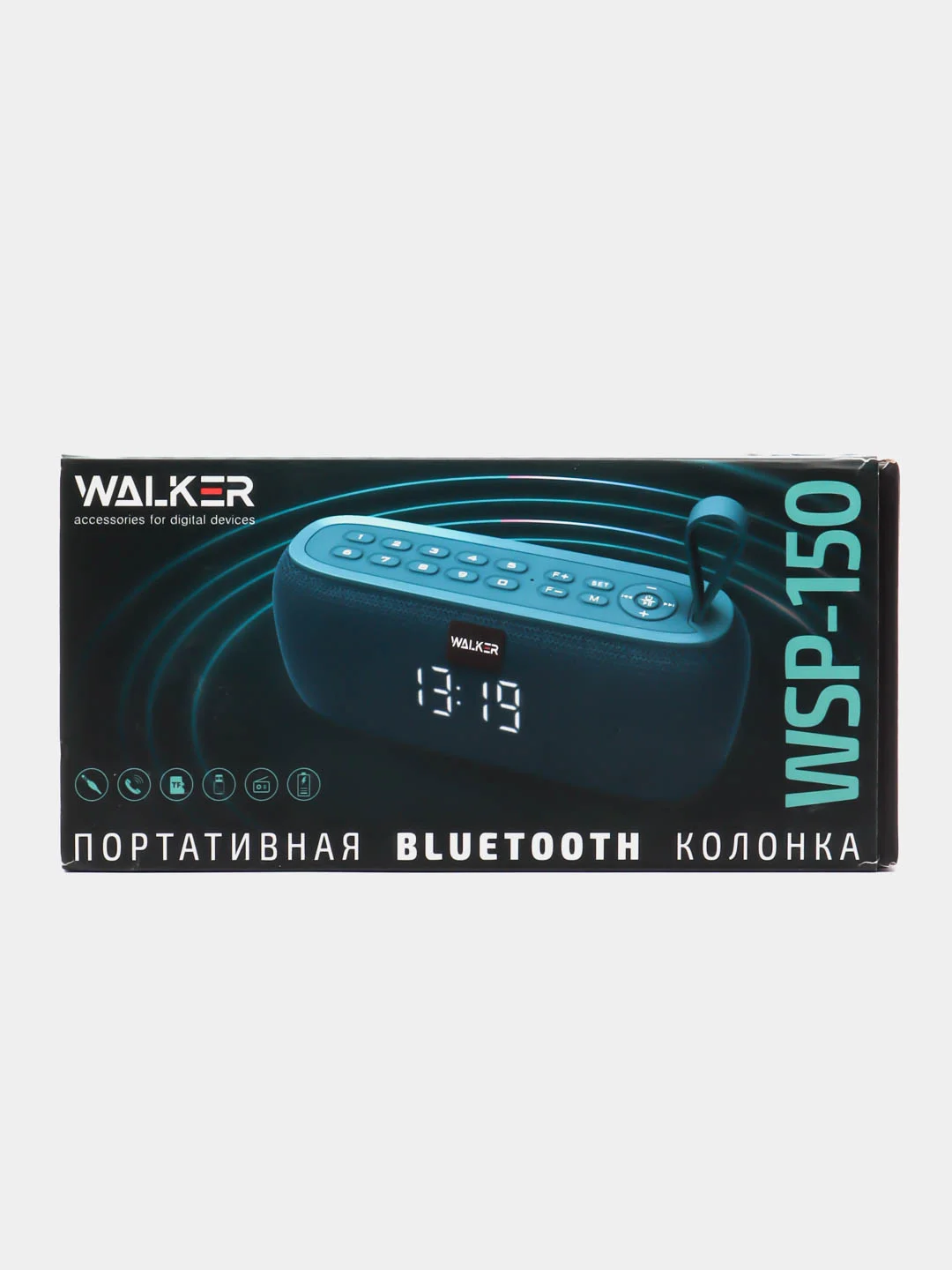 Тёмно-бирюзовый колонка Bluetooth WAlker 150