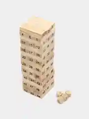 Бежевый настольная игра падающая башня Дженга (Джанга)