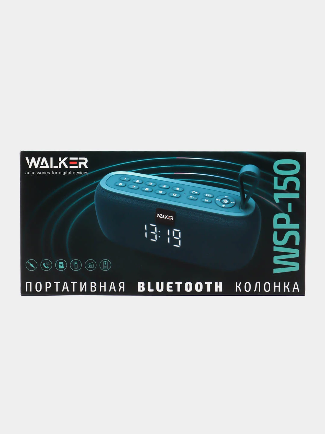 Алый колонка Bluetooth WAlker 150