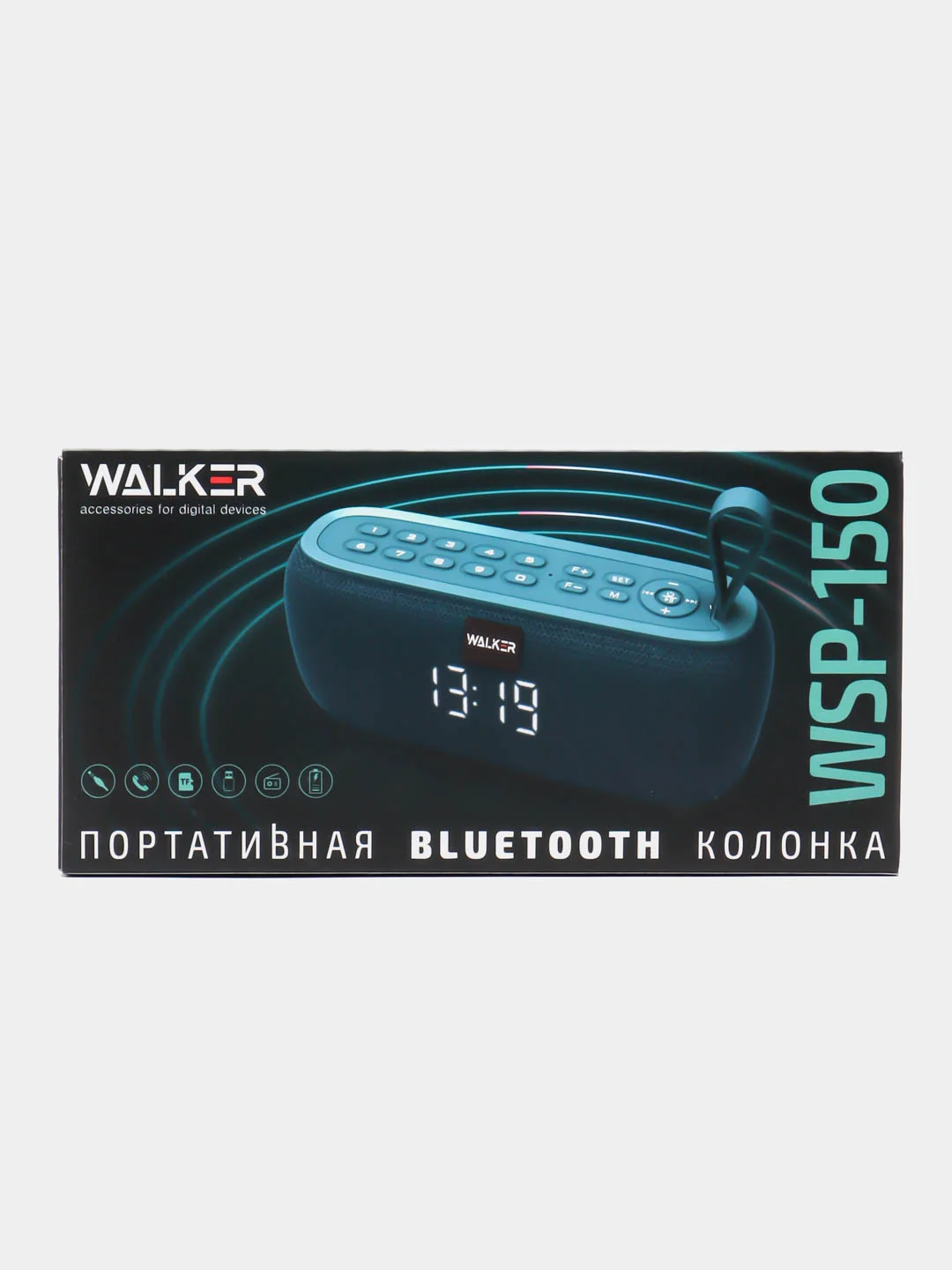 Тёмно-бирюзовый колонка Bluetooth WAlker 150