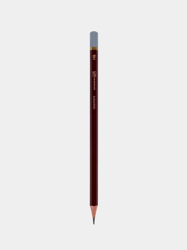 Карандаши простые чернографитные для рисования Hb, Brauberg Art Premiere, 12 штук, 880750
