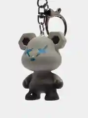 Тёмно-серый брелок "Попа кота"  для рюкзака и ключей. Брелок Тетрис mini электронная игра
