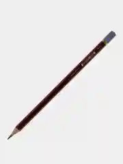 Карандаши простые чернографитные для рисования, школы и офиса 4B, Brauberg 12 штук, 880753