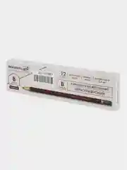 Карандаши простые Brauberg, чернографитные, 12 штук, 880751