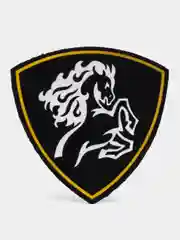 Угольный нарукавный знак регионального командования. Шеврон армейский "Внутренние Войска"