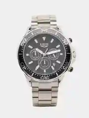 Черный мужские наручные часы Lige LG8926 с хронографом подарочной упаковке