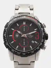Черный мужские наручные часы Naviforce NF8017 с хронографом, в подарочной упаковке
