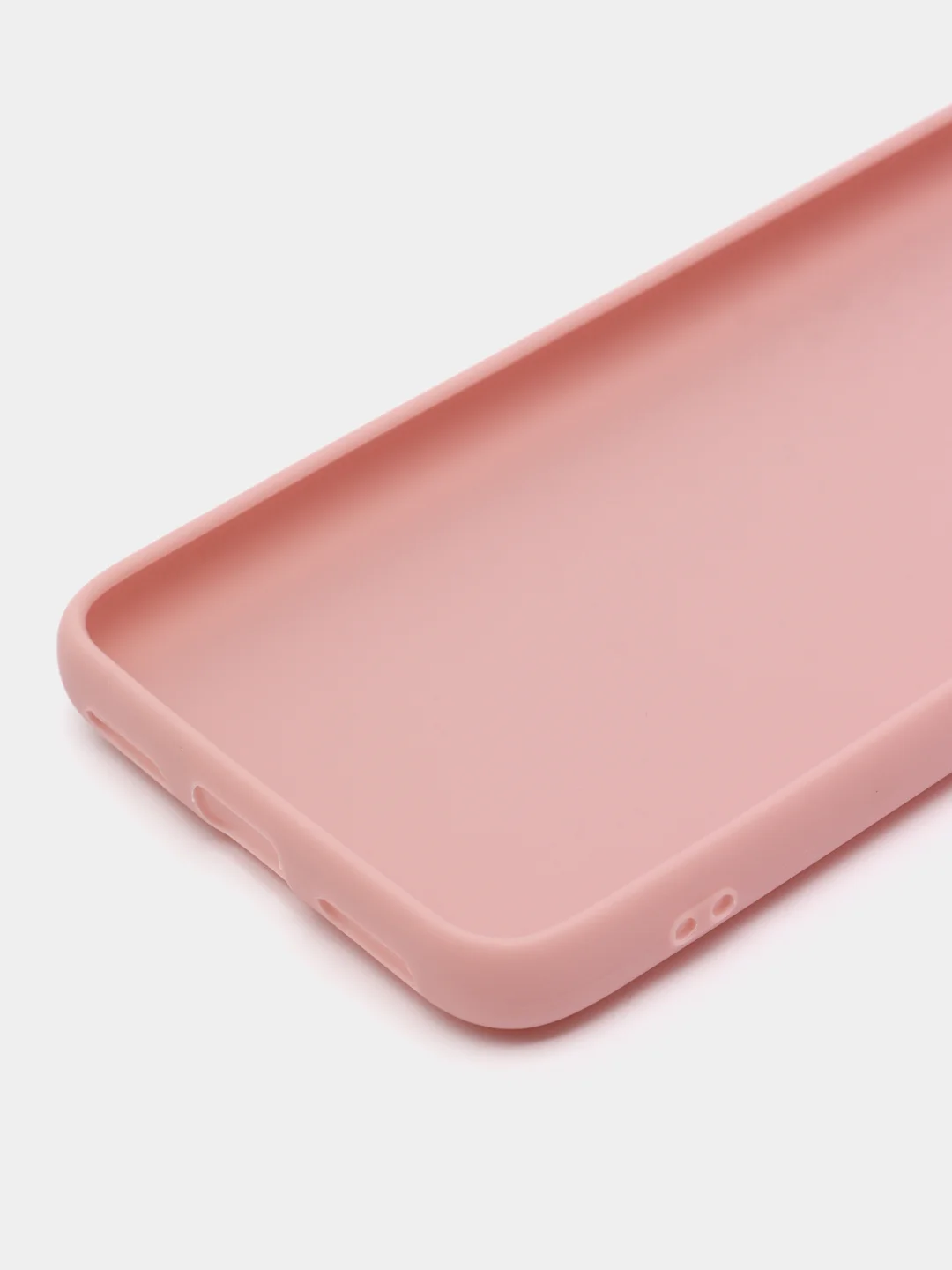 Розовый однотонный силиконовый чехол Xiaomi MI Redmi NOTE 3 7 7A 8 8A 9 9C 8t 9t 11 Pro Lite