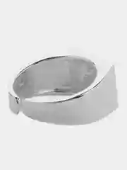 Серебряный кольцо с логотипом, мужское/женское, регулируемое