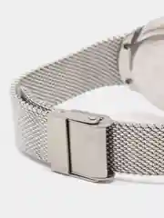 Серебряный женские наручные часы Naviforce NF5014 с календарём в подарочной упаковке