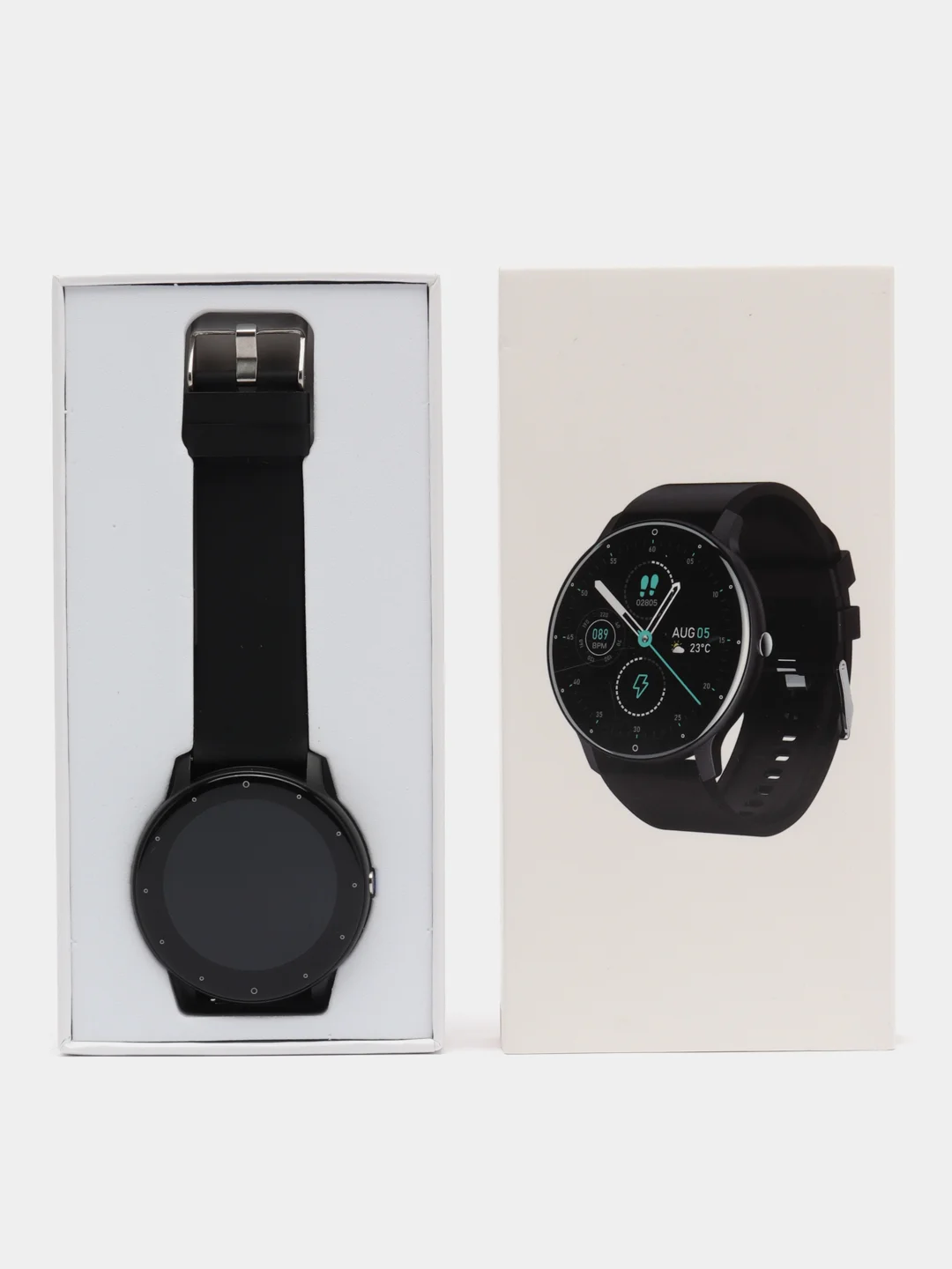 Синий наручные смарт часы, Smart Watch Lige BW0223 в подарочной упаковке