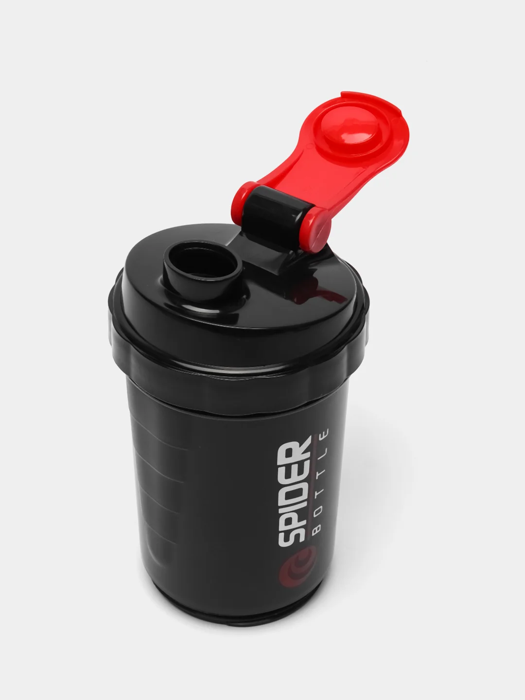 Красный спортивная бутылка шейкер "Spider bottle"